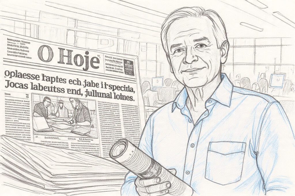 José Allaesse Lopes: o jornalista por trás da criação do jornal O Hoje