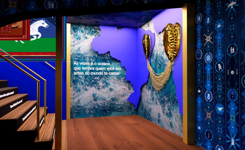 Camarote Portela apresenta cenografia com homenagem ao enredo “O Mistério do Príncipe do Bará”