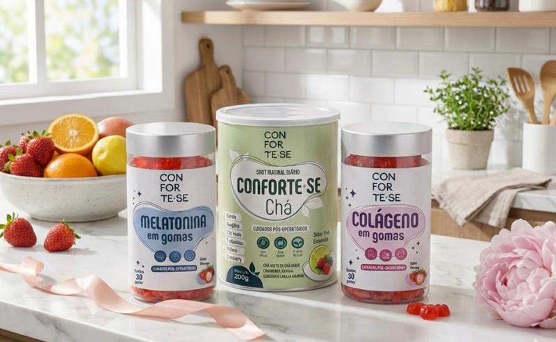 Loja Conforte-se expande atuação e lança linha exclusiva de suplementos para cuidados pós-operatórios