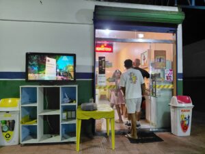 Ambiente interno da Sorveteria Glacial