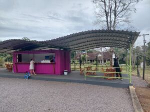 Ambiente da açaiteria Amazonês em Manacapuru