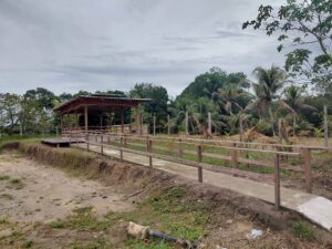 Espaço externo da Amazonês em Manacapuru