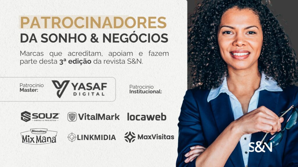 Patrocinadores oficiais da 3ª edição da Sonho & Negócios são apresentados