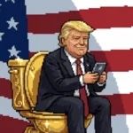 Jogo de arcade com imagem de Trump aparece em memorial de DC e mistura sátira e homenagem a RPGs clássicos