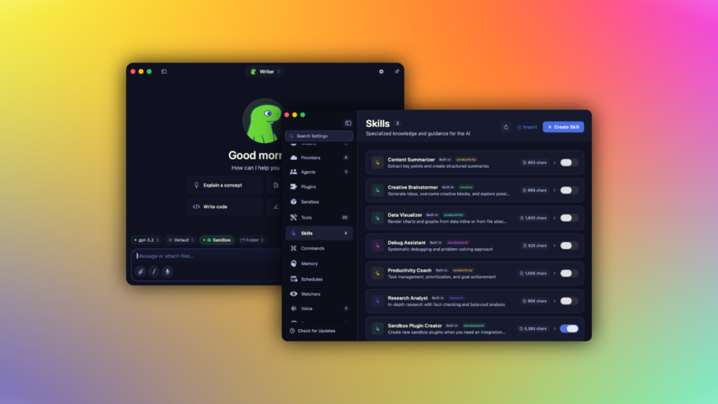Osaurus integra modelos de IA locais e em nuvem em aplicativo para Mac
