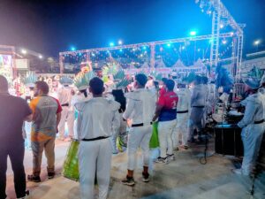 Público reunido no Parque do Ingá no último dia do Festival Folclórico de Manacapuru